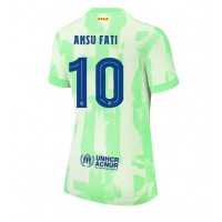 Barcelona Ansu Fati #10 Fußballbekleidung 3rd trikot Damen 2024-25 Kurzarm